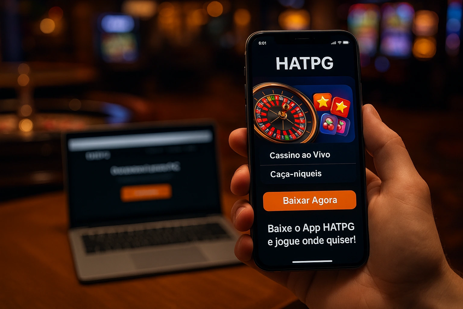 Baixar o HATPG Cassino App