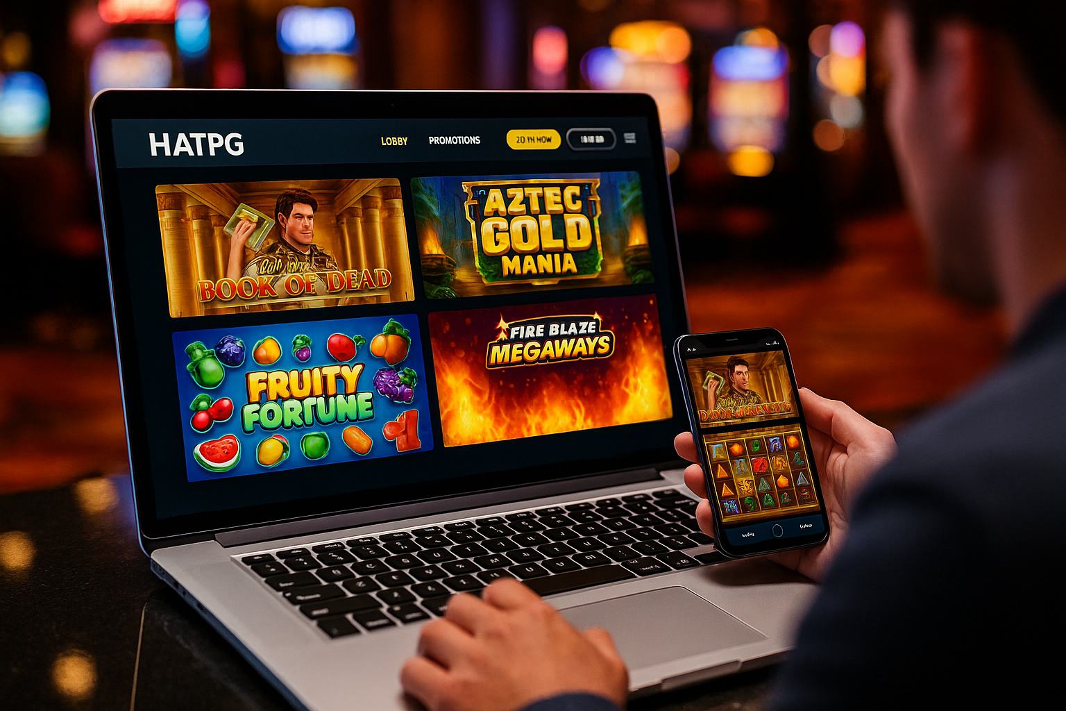 Jogos de Slot no Casino Online HATPG